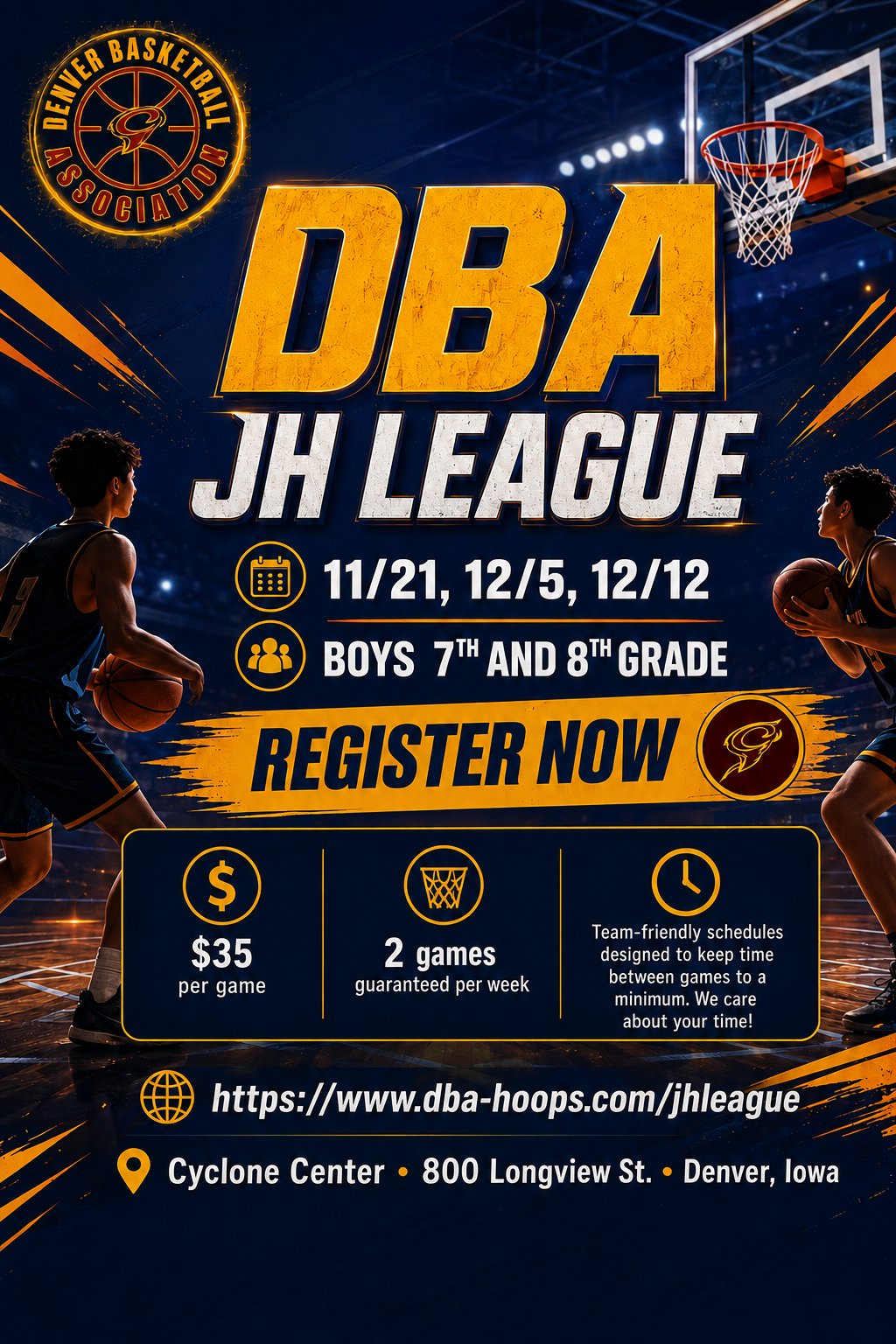 Denver JH League flyer